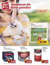 Aktueller ZOO und Co. Zoohandlung Prospekt in Ilsfeld und Umgebung, "Gemeinsam die Natur genießen" mit 12 Seiten, 25.03.2024 - 31.03.2024