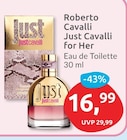 Just Cavalli for Her Angebote von Roberto Cavalli bei budni Berlin für 16,99 €