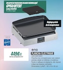 Plancha Électrique - ENO en promo chez Blanc Brun Brest à 449,90 €