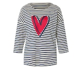 Shirt mit 3/4-Arm, Streifen bei Tchibo im Supermarkt im Prospekt "" für 14,99 €