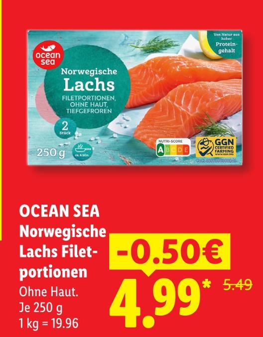Norwegische Lachs Filetportionen