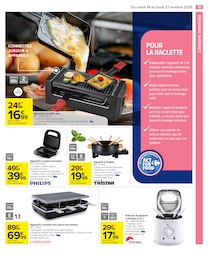 Offre Appareil Raclette dans le catalogue Carrefour du moment à la page 19