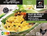 Filet de poulet à la libanaise et aubergines cuisinées surgelé - Madern - Intermarché Filet de poulet à la libanaise et aubergines cuisinées surgelé - Madern à 2,63 € dans le catalogue Intermarché