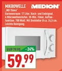 MIKROWELLE im Angebot bei Marktkauf in Herten MIKROWELLE Angebote von MEDION bei Marktkauf Herten für 59,99 €