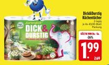 Dick&Durstig Küchentücher Angebote bei EDEKA Kempten für 1,99 €
