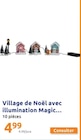 Promo Village de Noël avec illumination Magic... à 4,99 € dans le catalogue Action à Cauffry