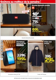 Offre Enceinte Bluetooth dans le catalogue Carrefour du moment à la page 79