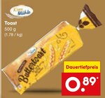 Toast im Angebot bei Netto Marken-Discount in Ettlingen Toast Angebote bei Netto Marken-Discount Ettlingen für 0,89 €