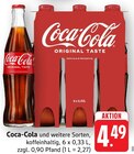Original Taste Angebote von Coca-Cola bei E center Plochingen für 4,49 €