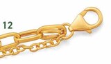 Promo bracelet, 18 cm, or jaune 3,85 g à 325,00 € dans le catalogue E.Leclerc à Domont
