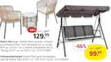 Aktuelle Hollywoodschaukel Angebote bei ROLLER in Stuttgart Aktuelles Bistro-Set oder Hollywoodschaukel Angebot bei ROLLER in Stuttgart ab 99,99 €