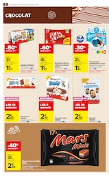 Kinder Angebote im Prospekt "LE CHOCOLAT" von Carrefour Market auf Seite 10