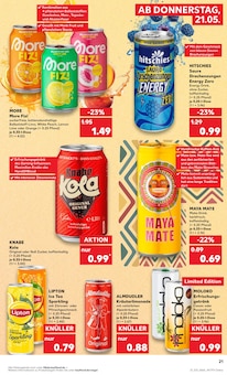 Energydrink im Kaufland Prospekt "Hier bin ich richtig" mit 56 Seiten (Heinsberg)