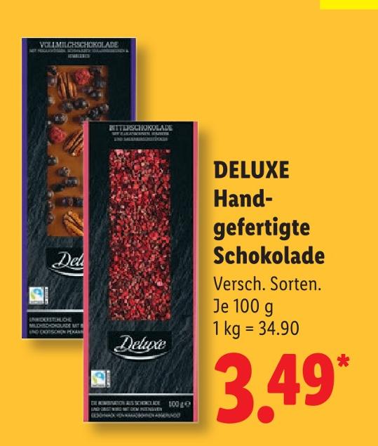 Handgefertigte Schokolade