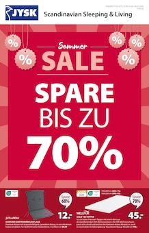 Aktueller JYSK Prospekt "SUMMER SALE - SPARE BIS ZU 70%" Seite 1 von 17 Seiten für Köln