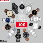 Quarz-Armbanduhren im Angebot bei Woolworth in Neu-Ulm Quarz-Armbanduhren Angebote von Mebus bei Woolworth Neu-Ulm für 10,00 €