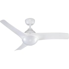 Ventilateur de plafond 2XE27 silencieux, Aruba, 112 cm, INSPIRE, blanc - INSPIRE dans le catalogue LEROY MERLIN