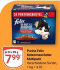 Katzennassfutter Multipack Angebote von Purina Felix bei GLOBUS Zwickau für 7,99 €