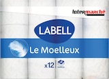 Papier toilette classique x12 blanc moelleux - LABELL à 3,34 € dans le catalogue Intermarché Express