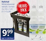 Mineralwasser bei Getränkewelt im Schermbeck Prospekt für 9,99 €