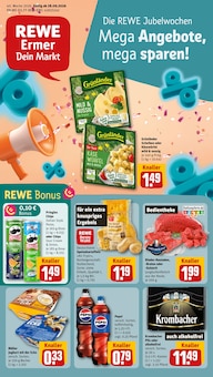 Aktueller REWE Prospekt "Dein Markt" Aktueller REWE Prospekt