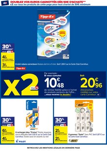 Promo Papeterie dans le catalogue Carrefour du moment à la page 87