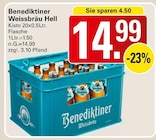 Aktuelle Bier Angebote bei WEZ in Löhne Aktuelles Weissbräu Hell Angebot bei WEZ in Löhne ab 14,99 €