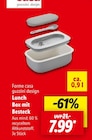 Lunch Box mit Besteck Angebote von Forme casa guzzini design bei Lidl Wetzlar für 7,99 €