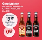 Cola im Angebot bei Getränke Hoffmann in Ludwigsfelde Cola Angebote von Gerolsteiner bei Getränke Hoffmann Ludwigsfelde für 0,89 €