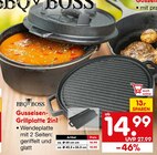 Gusseisen-Grillplatte 2in1 ca. Ø 35 cm Angebote von BBQ Boss bei Netto Marken-Discount Remscheid für 14,99 €
