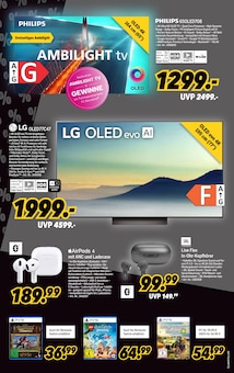 Fernseher im MEDIMAX Prospekt "DIE DEALS DES JAHRES. BLACK MAX. JETZT GEHT’S LOS!" mit 8 Seiten (Wismar)