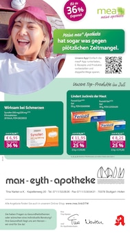 Aktueller mea - meine apotheke Prospekt "Unsere Juli-Angebote" für Stuttgart Aktueller mea - meine apotheke Prospekt für Stuttgart mit Seiten