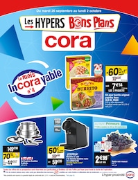 Prospectus Cora "Le mois Incorayable n°4", 42 pages, 26/09/2023 - 02/10/2023