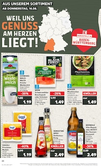 Milch im Kaufland Prospekt "Aktuelle Angebote" mit 58 Seiten (Karlsruhe)