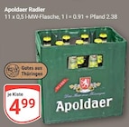 Radler Angebote von Apoldaer bei GLOBUS Erfurt für 4,99 €
