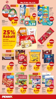 Snickers Angebot im Penny Prospekt, gültig von 27.10.2025 bis 02.11.2025 Snickers Angebot im aktuellen Penny Prospekt auf Seite 22
