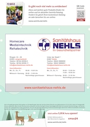 Aktueller Sanitätshaus Nehls GmbH Prospekt mit Bier, "Schenken Sie Gesundheit!", Seite 6