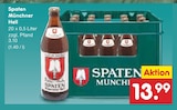 Münchner Hell im Angebot bei Netto Marken-Discount in Magdeburg Münchner Hell Angebote von Spaten bei Netto Marken-Discount Magdeburg für 13,99 €