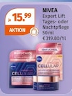 Gesichtspflege im Müller Prospekt Expert Lift Tages- oder Nachtpflege von NIVEA im aktuellen Müller Prospekt für 15,99 €