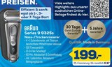 EURONICS Vilshofen - Series 9 9325s Nass-/Trockenrasierer Angebot im Prospekt Series 9 9325s Nass-/Trockenrasierer bei EURONICS im Vilshofen Prospekt für 199,00 €