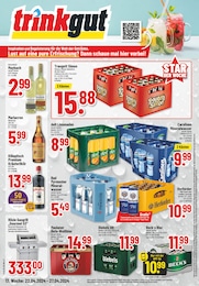 Aktueller Trinkgut Getränkemärkte Prospekt für Herford: Aktuelle Angebote mit 6} Seiten, 22.04.2024 - 27.04.2024