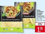 Schwäbische Eierspätzle im Angebot bei Marktkauf in Lörrach Schwäbische Eierspätzle Angebote von Bürger bei Marktkauf Lörrach für 1,79 €