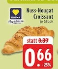 Nuss-Nougat Croissant im Angebot bei E center in Bielefeld Nuss-Nougat Croissant Angebote von EDEKA Herzstücke bei E center Bielefeld für 0,66 €