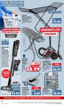 Bügelbrett im Kaufland Prospekt "Aktuelle Angebote" mit 66 Seiten (München)