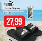 Herren-Slipper Angebote von Puma bei Kaufhaus Stolz Rostock für 27,99 €