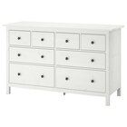 Kommode mit 8 Schubladen weiß gebeizt im IKEA Prospekt Kommode mit 8 Schubladen weiß gebeizt von HEMNES im aktuellen IKEA Prospekt für 249,00 €