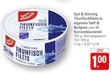Thunfischfilets in eigenem Saft & Aufguss Angebote von Gut & Günstig bei EDEKA Weinheim für 1,00 €