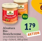 Bio-Streichcreme im tegut Prospekt Bio-Streichcreme von Alnatura im aktuellen tegut Prospekt für 1,79 €