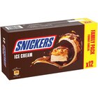 Barres glacées "Format Familial" - SNICKERS en promo chez Carrefour Barres glacées "Format Familial" - SNICKERS dans le catalogue Carrefour