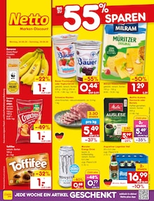 Bier im Netto Marken-Discount Prospekt "Aktuelle Angebote" mit 68 Seiten (Memmingen)